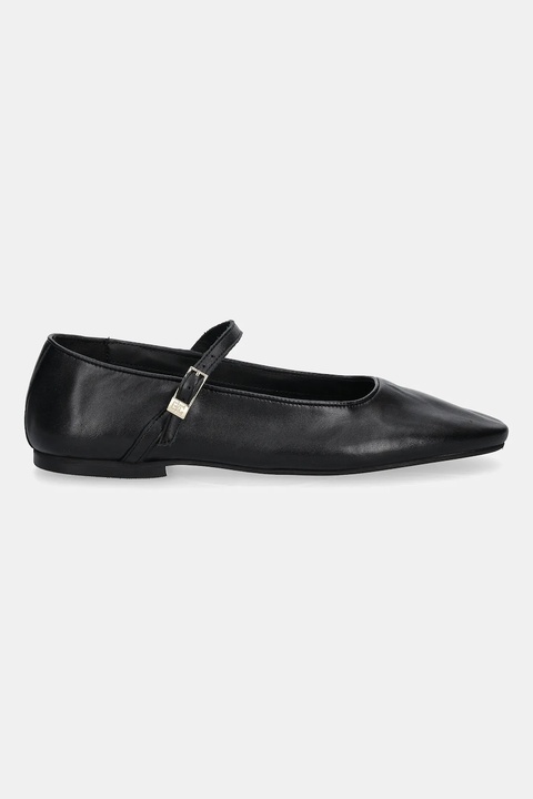 Tommy Hilfiger baleriny skórzane SMOOTH LEATHER MARYJANE kolor czarny FW0FW09152 - zdjęcie produktu nr 1