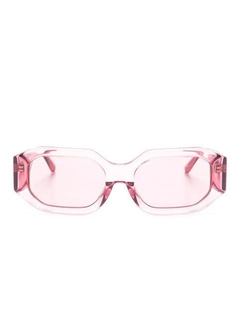 The Attico Blake rectangle-frame sunglasses - Pink - zdjęcie produktu nr 1