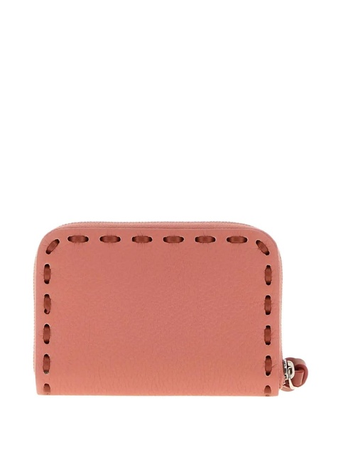 FENDI zip-around leather wallet - Red - zdjęcie produktu nr 2