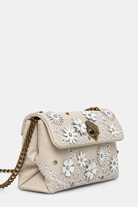 Kurt Geiger London torebka skórzana KENSINGTON kolor beżowy 4373541109 - zdjęcie produktu nr 1