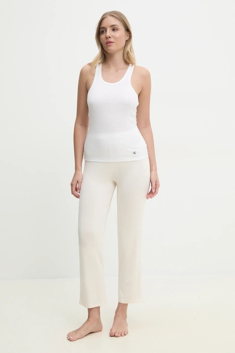 Calvin Klein Underwear spodnie piżamowe damskie kolor biały 000QS7285E - zdjęcie produktu nr 2