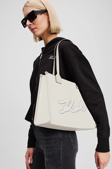 Karl Lagerfeld torebka kolor biały A1W30042 - zdjęcie produktu nr 1