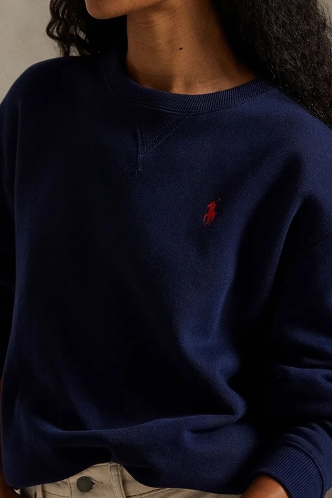 Polo Ralph Lauren bluza damska kolor granatowy gładka 211943006 - zdjęcie produktu nr 2