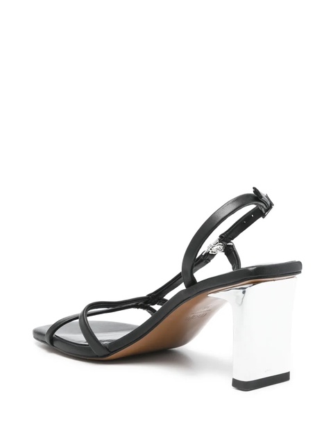 Maje 80mm leather sandals - Black - zdjęcie produktu nr 2