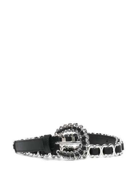 Maje diamanté-buckle belt - Black - zdjęcie produktu nr 1