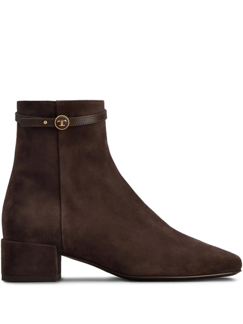 Tod's leather ankle boots - Blue - zdjęcie produktu nr 1