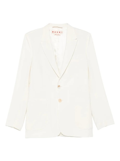 Marni single-breasted pocket blazer - Neutrals - zdjęcie produktu nr 1