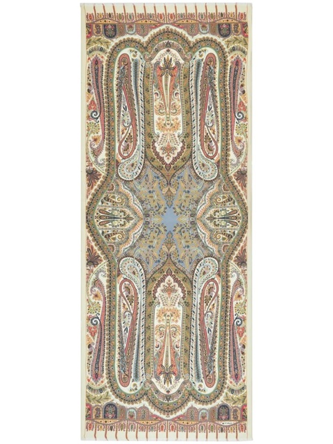 ETRO paisley-print cashmere-silk blend scarf - Neutrals - zdjęcie produktu nr 1