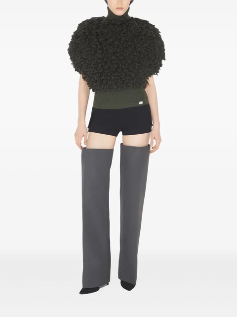 Jean Paul Gaultier Bouclette high-neck sweater - Green - zdjęcie produktu nr 2