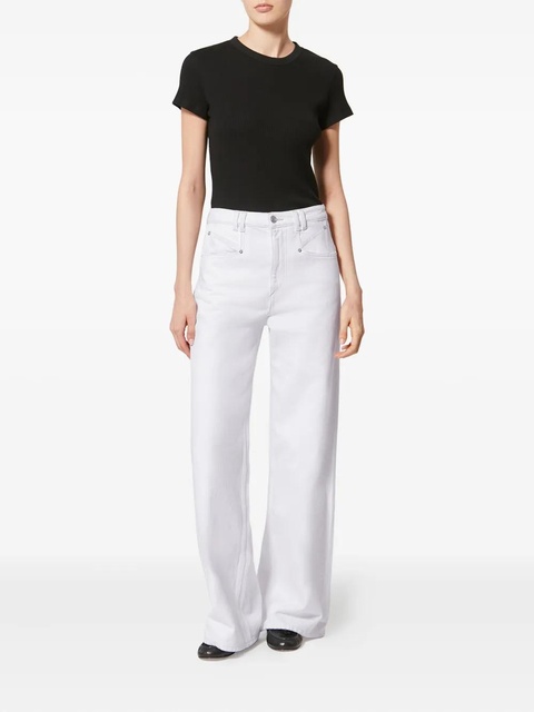ISABEL MARANT Lemony pocket jeans - White - zdjęcie produktu nr 2