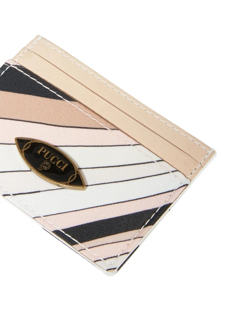 PUCCI Iride-print card holder - Neutrals - zdjęcie produktu nr 2