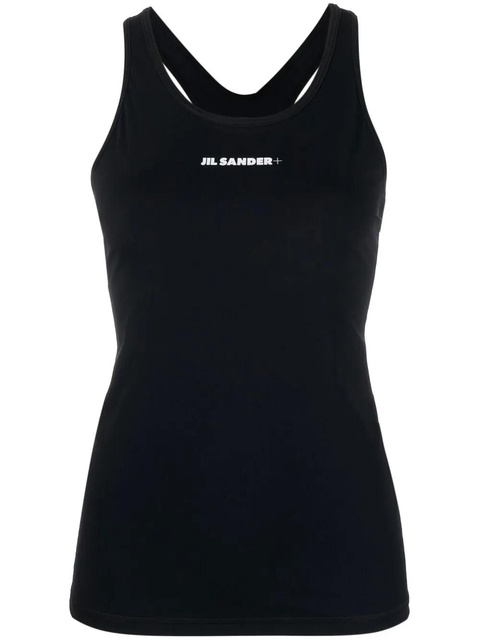 Jil Sander logo-print tank top - Black - zdjęcie produktu nr 1