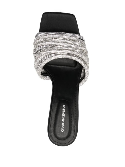 Simkhai Lena 100mm crystal-embellished mules - Silver - zdjęcie produktu nr 2