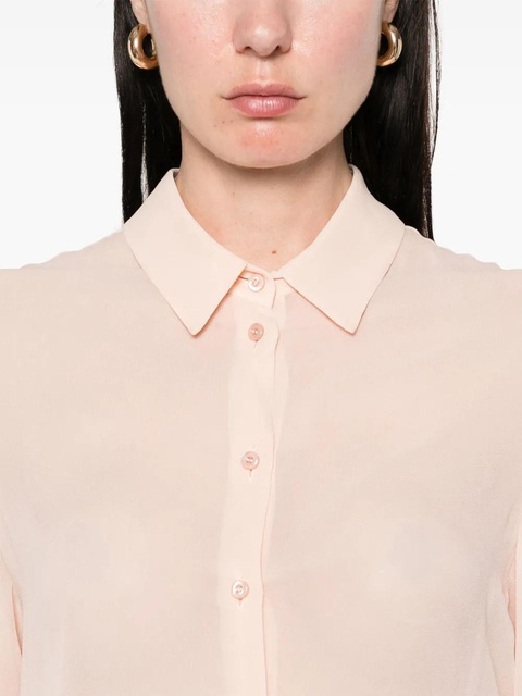 FENDI embroidered georgette shirt - Pink - zdjęcie produktu nr 2