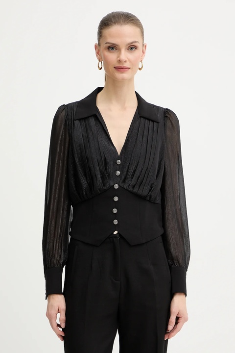 Morgan bluzka damska kolor czarny OPLAM - zdjęcie produktu nr 1