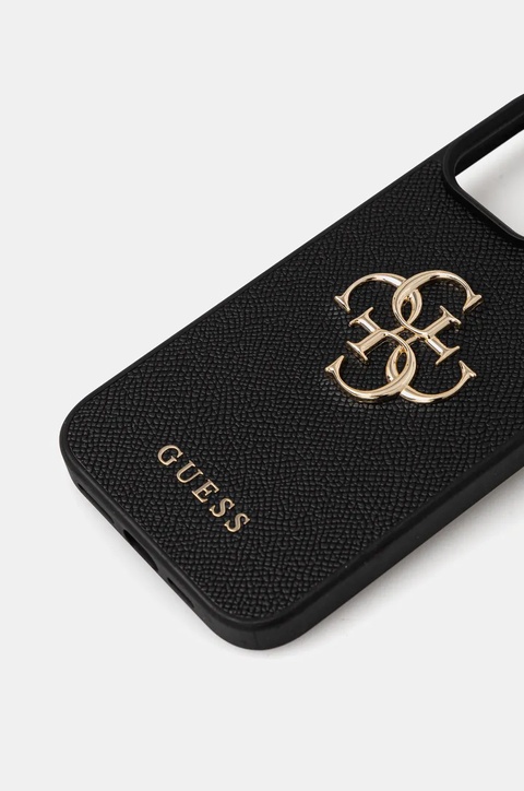 Guess etui na telefon iPhone 16 Pro Max kolor czarny GUHCP16XPGT4MBK - zdjęcie produktu nr 2