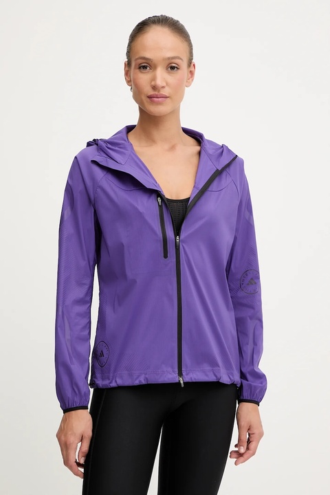 adidas by Stella McCartney kurtka treningowa kolor fioletowy JX9082 - zdjęcie produktu nr 1
