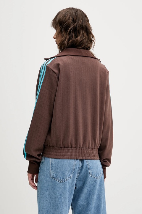 adidas Originals bluza Tailored Tt damska kolor brązowy z aplikacją JX5311 - zdjęcie produktu nr 2