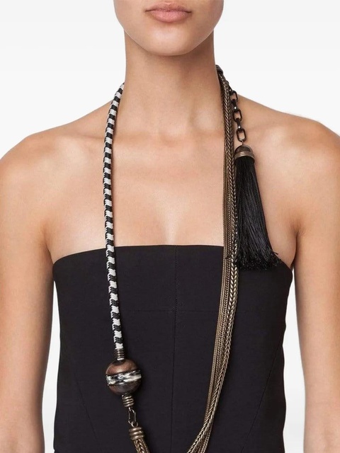 Lanvin Vita long necklace - Black - zdjęcie produktu nr 2