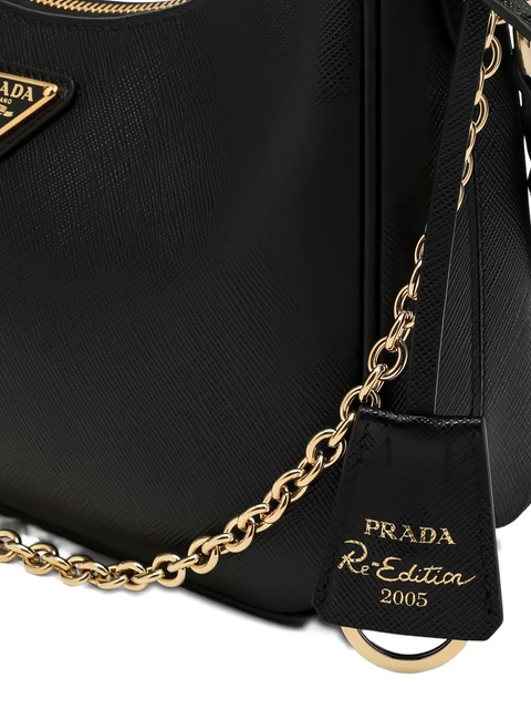 Prada Re-Edition chain-strap satchel bag - Black - zdjęcie produktu nr 1