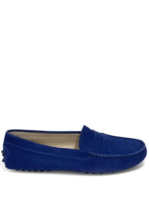 Tod's suede penny loafers - Blue - zdjęcie produktu nr 1