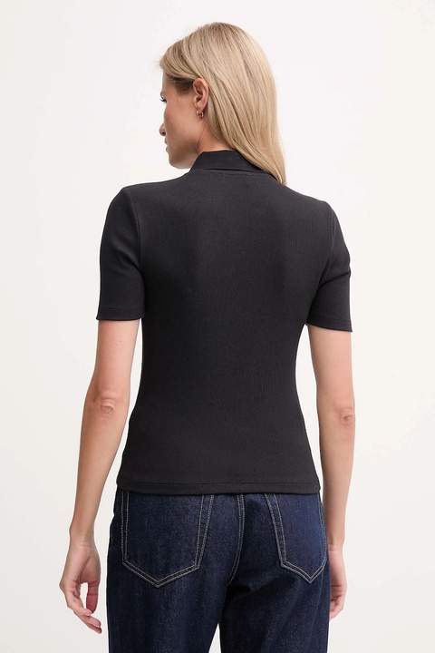 Calvin Klein Jeans polo damski kolor czarny LV047C907G - zdjęcie produktu nr 2