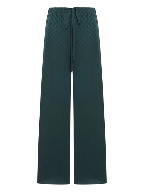 Gucci GG-jacquard trousers - Green - zdjęcie produktu nr 1