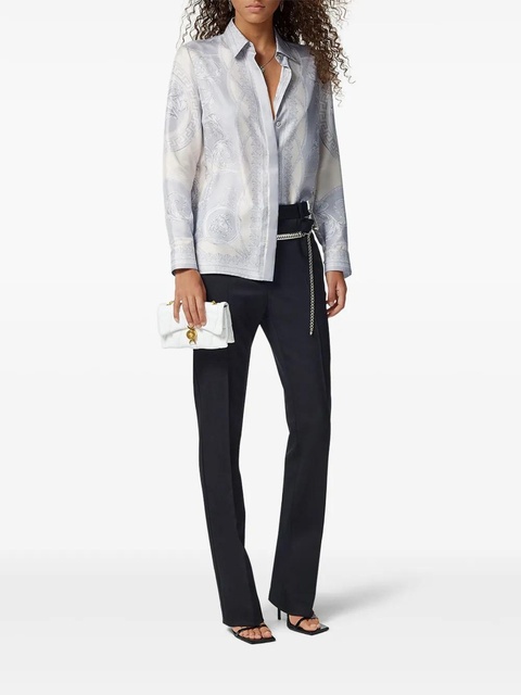 Versace La Coupe des Dieux silk shirt - Blue - zdjęcie produktu nr 2