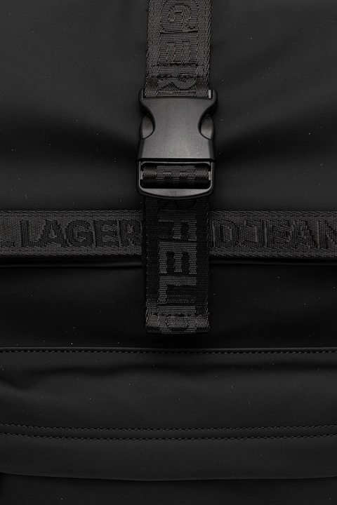 Karl Lagerfeld Jeans plecak kolor czarny duży gładki A3M30246 - zdjęcie produktu nr 2
