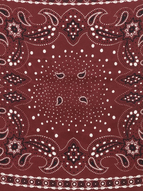 SANDRO Heritage Paisley scarf - Red - zdjęcie produktu nr 2