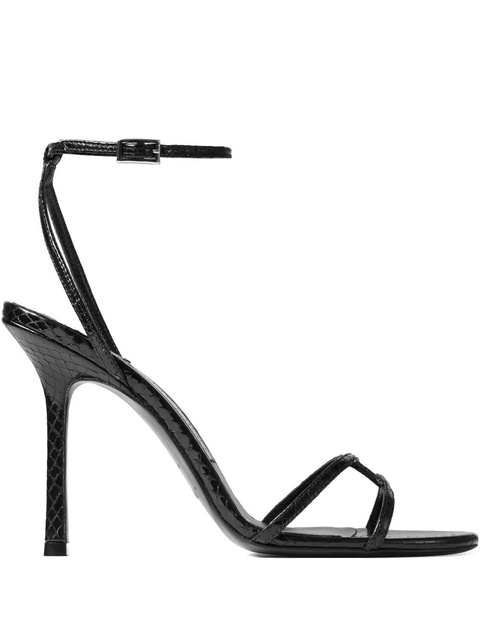 Jimmy Choo 100mm leather sandals - Black - zdjęcie produktu nr 1