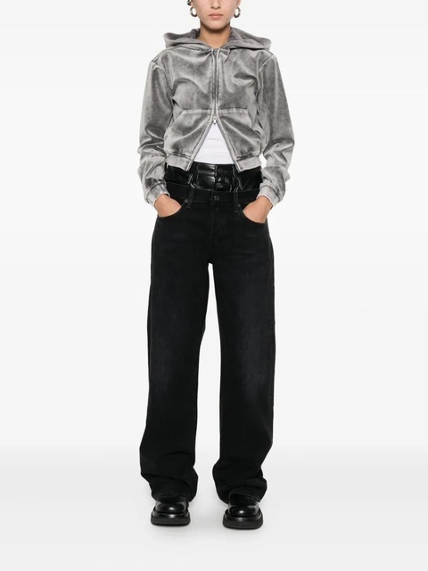 AGOLDE Elson high-waisted straight jeans - Black - zdjęcie produktu nr 2