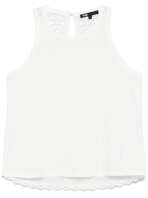 Maje knitted-back tank top - White - zdjęcie produktu nr 2