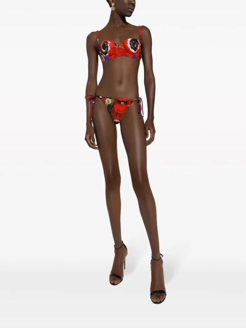 Dolce & Gabbana Anemone balconette bikini set - Red - zdjęcie produktu nr 2
