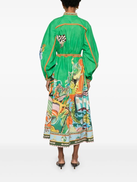 ALEMAIS Lucky Pace shirt dress - Green - zdjęcie produktu nr 1