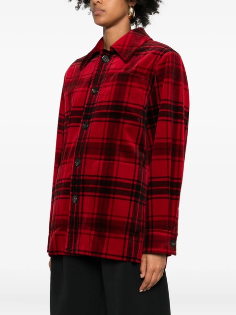Saint Laurent checked jacket - Red - zdjęcie produktu nr 2