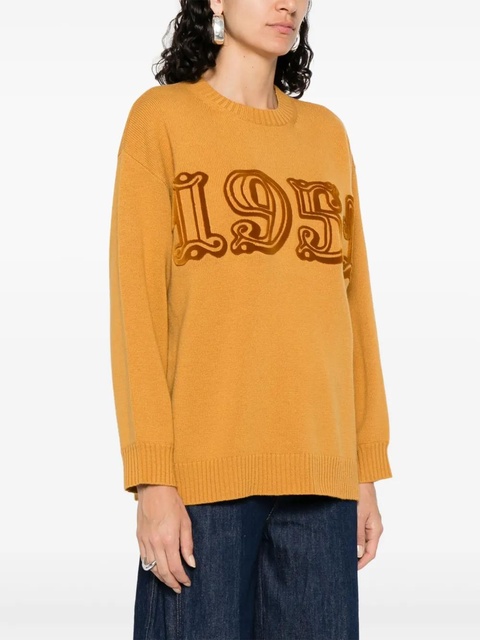 Max Mara crew-neck sweater - Yellow - zdjęcie produktu nr 2