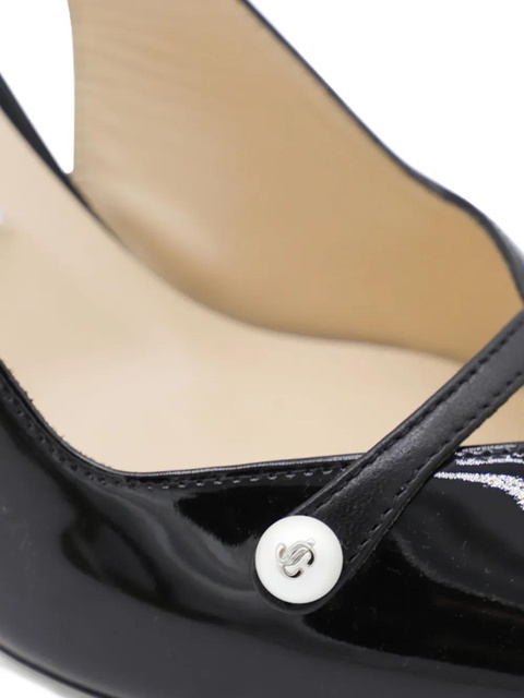 Jimmy Choo 85MM slingback pearl pumps - Black - zdjęcie produktu nr 2