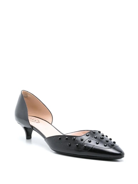 Tod's studded 35mm pointed-toe pumps - Black - zdjęcie produktu nr 2