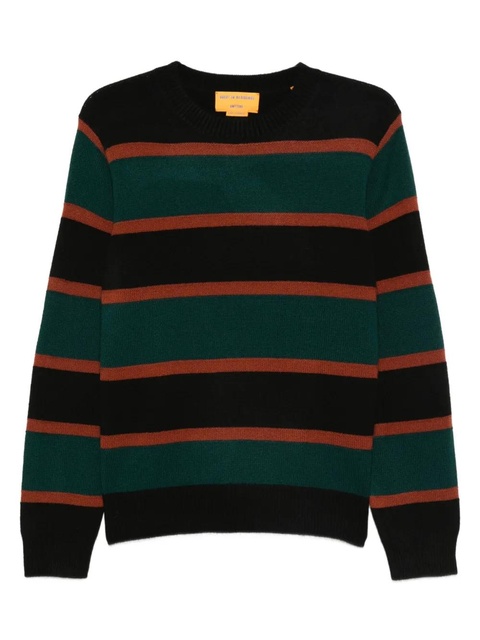 Guest In Residence striped crew-neck sweater - Green - zdjęcie produktu nr 1