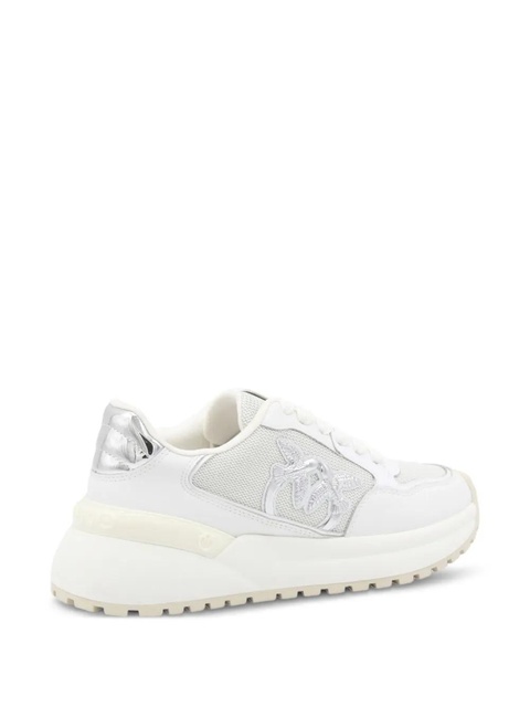 PINKO Love Birds-embellished platform sneakers - White - zdjęcie produktu nr 2