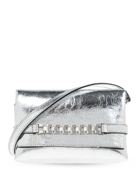 Victoria Beckham leather shoulder bag - Silver - zdjęcie produktu nr 1