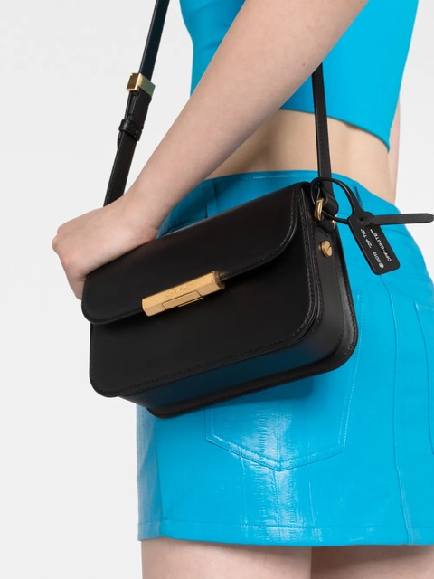 Off-White logo-plaque crossbody bag - Black - zdjęcie produktu nr 2