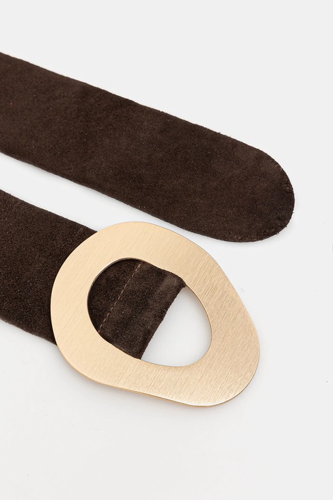 Answear Lab pasek zamszowy kolor brązowy - zdjęcie produktu nr 2