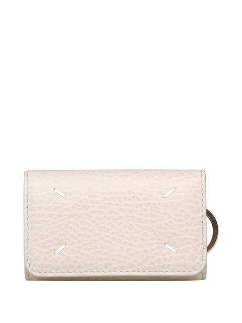 Maison Margiela leather keyring case - Neutrals - zdjęcie produktu nr 1