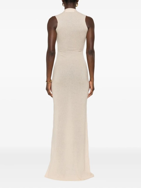 Aya Muse gathered maxi dress - Neutrals - zdjęcie produktu nr 2