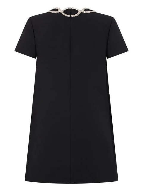 Valentino Garavani crystal-embellished mini dress - Black - zdjęcie produktu nr 1