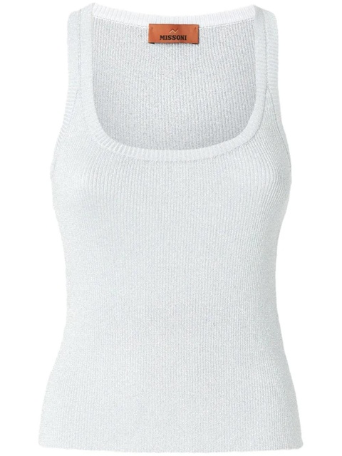 Missoni lurex tank top - Grey - zdjęcie produktu nr 1