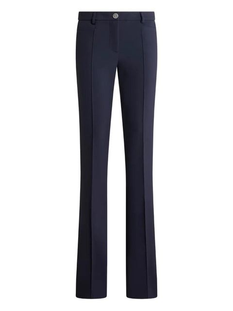ETRO button-fastening flared trousers - Blue - zdjęcie produktu nr 1