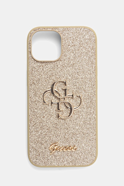 Guess etui na telefon iPhone 15 / 14 / 13 6.1" kolor złoty GUHCP15SHG4SGD - zdjęcie produktu nr 1